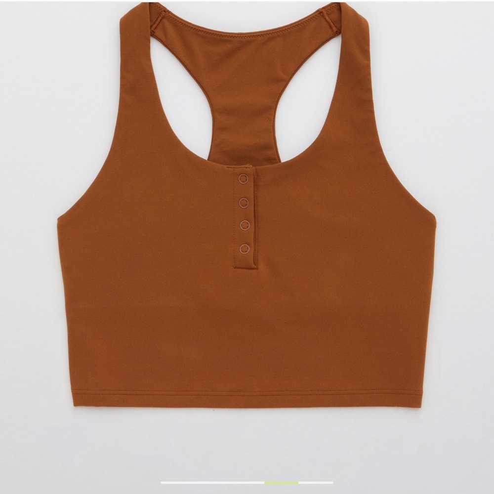 Aerie Real Me Henley Sports Bra